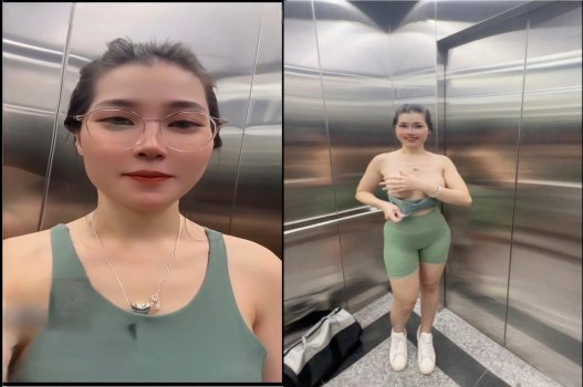 Quan hệ Việt Nam Lan Anh oral sex cho fan trong thang máy